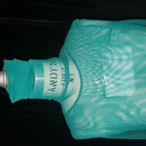 Marc jacobs green semi sheer fitted turtleneck